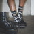Tom of Finland (Official) Leather Duo Crew Socks, by Gumball Poodle, Made in USA!
