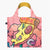 LOQI Artist Series Record-Size Tote Bag: BROSMIND Slasher the Slice Pizza Tote
