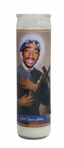 Tupac Shakur, 2Pac Prayer Candle. Celebrity Saint Prayer Candle, by The Luminary and Co.