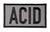 ACID Iron-on Embroidered Patch, Well Done Goods