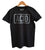 ACID Text Print Black T-Shirt, Well Done Goods