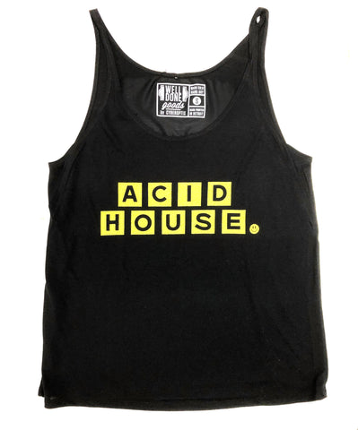 Acid House Women's Tank Top, Waffle Logo Parody