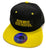 Acid House Snapback Cap, Logo Parody Hat. Black/Yellow or Solid Yellow