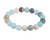 Polished Amazonite Stone Bead Mala Bracelet