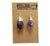Amethyst Crystal Point Earrings, Well Done Goods