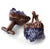 Amethyst Crystal Cluster Cufflinks, Electroformed Copper
