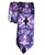 Amethyst Crystal Necktie, Purple Geode Tie