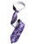 Amethyst Crystal Necktie, Purple Geode Tie