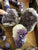Amethyst Specimens, Flat Cut Base, Brazil