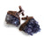 Amethyst Crystal Cluster Cufflinks, Electroformed Copper