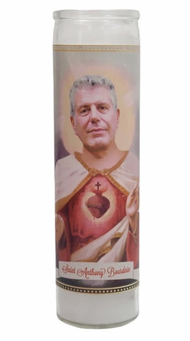 Anthony Bourdain Prayer Candle. Celebrity Saint Prayer Candle, by The Luminary and Co.Anthony Bourdain Prayer Candle. Celebrity Saint Prayer Candle, by The Luminary and Co.