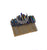 Crystal Hair Clip/Barrette, Rough Point. Raw Crystal Wire-Wrapped Hair Clip
