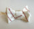 Baseball Stitching Bow Tie, Platinum by Cyberoptix