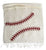 Baseball Stitching Printed Scarf. Silkscreened Linen-Weave Pashmina