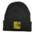 Belle Isle Trash, Detroit Black Knit Beanie Cap