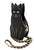 Black Cat shape purse, by Well Done Goods