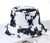Black and White Tie Dye Print Bucket Hat