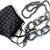 Black & White Labradorite Beaded Link Mask Chain