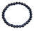Black Onyx Bead Mala Bracelet, 6mm