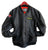 Peak Detroit Patch Black Satin MA-1 Flight Jacket, Well Done Goods