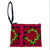 Embroidered Flower Wallet, Zipper Pouch | Handmade by Thai Hmong Hill Tribe. Assorted Colors