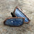 Blue Kyanite Blade Cufflinks, Electroformed Copper