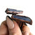 Blue Kyanite Blade Cufflinks, Electroformed Copper