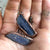 Blue Kyanite Blade Cufflinks, Electroformed Copper