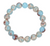 Blue Shoushan Stone Bead Mala Bracelet, 10mm