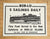 Boblo Island Black on Cream Silkscreened Poster, Vintage Ad 19"x 25", Well Done Goods