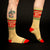 Body by Pizza, Ribbed Gym Socks, by Gumball Poodle. Made in USA!