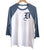 Old English D Raglan 3/4 Sleeve Shirt, Well Done Goods