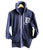Old Tiger Stadium Blueprint, Navy Blue Navin Field Zip Hoodie, Unisex