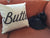 Butts Print Throw Pillow, Well Done Goods