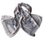 Capitol Theatre Detroit 1921 Blueprint Ceiling Chiffon Scarf, Silver.