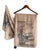 Capitol Theatre Detroit 1921 Blueprint Ceiling Chiffon Scarf, Tan.