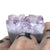 Amethyst Raw Stone Geode Ring, Large Crystal Chunky Rings