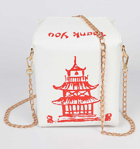 Chinese Food Takeout Box 3D Purse