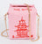 Chinese Food Takeout Box 3D Purse, pink