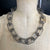 Giant Acrylic Chunky Link Mask Chain, Smokey Clear