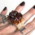 Citrine Raw Stone Chunky Ring, Well Done Goods