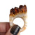 Citrine Raw Stone Chunky Ring, Well Done Goods
