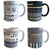 Classic Vintage Roland Mugs, Set of 4 Coffee Cups