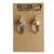 Clear Quartz Crystal Point Silver Dangle Earrings, Raw Stone Jewelry, Well Done Goods