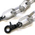 Giant Acrylic Chunky Link Mask Chain, Smokey Clear