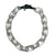 Giant Acrylic Chunky Link Mask Chain, Smokey Clear