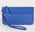 Quilted Wristlet Wallet. Black, blue or hot pink
