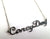 Coney Dog Script Necklace, Detroit Theme Nameplate, by Well Done Goods