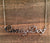 Coney Dog Script Necklace, Detroit Hot Dog Theme Nameplate, by Well Done Goods