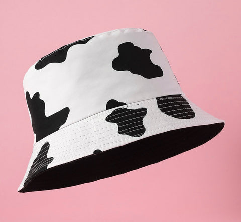 Cow Print Bucket Hat, all over print